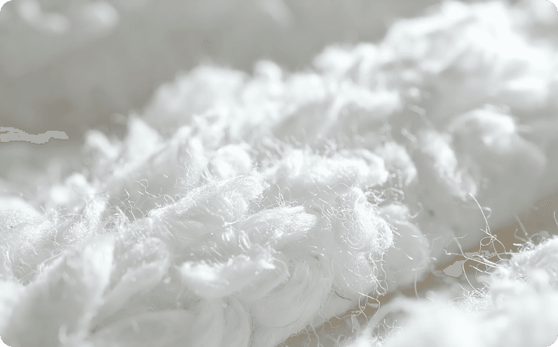 Thick polyester wadding sample