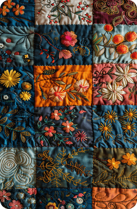 Bespoke quilting patterns